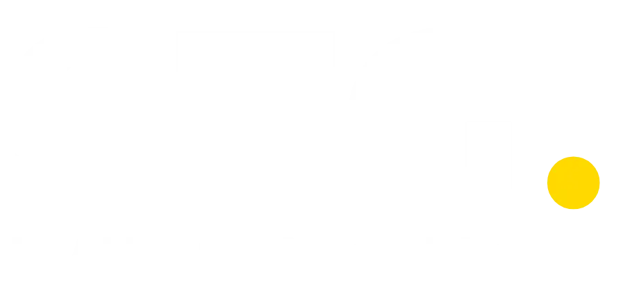 White background with the letters STG. in large white font, a small yellow dot, and HEALTH SERVICES INC. in smaller white letters. On the left, a speech bubble with a heart outline and a yellow heart inside. STG-Health