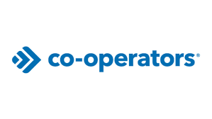 The Co-operators logo features a blue geometric symbol to the left, followed by the word co-operators in blue lowercase letters on a white background. STG-Health